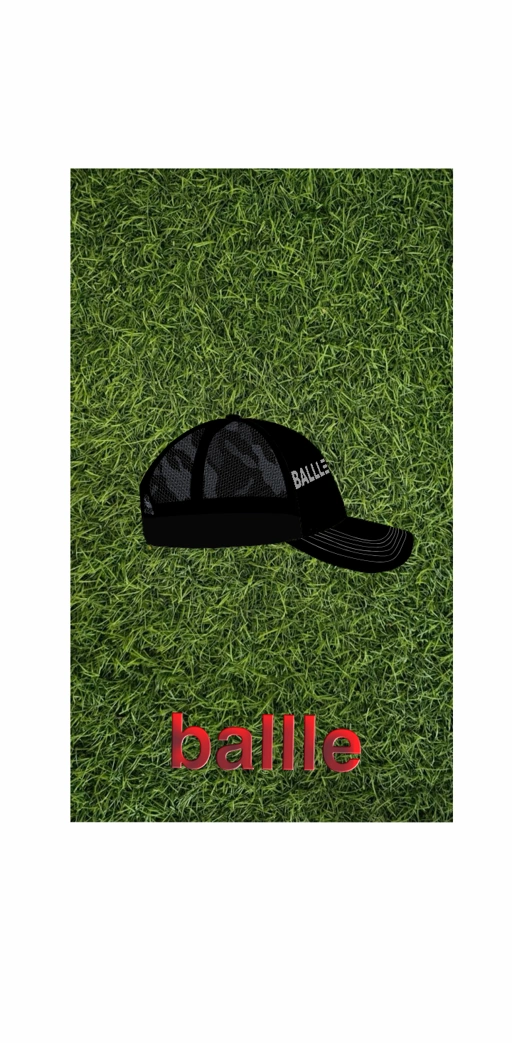 Image of Trucker hat camo back, ballle