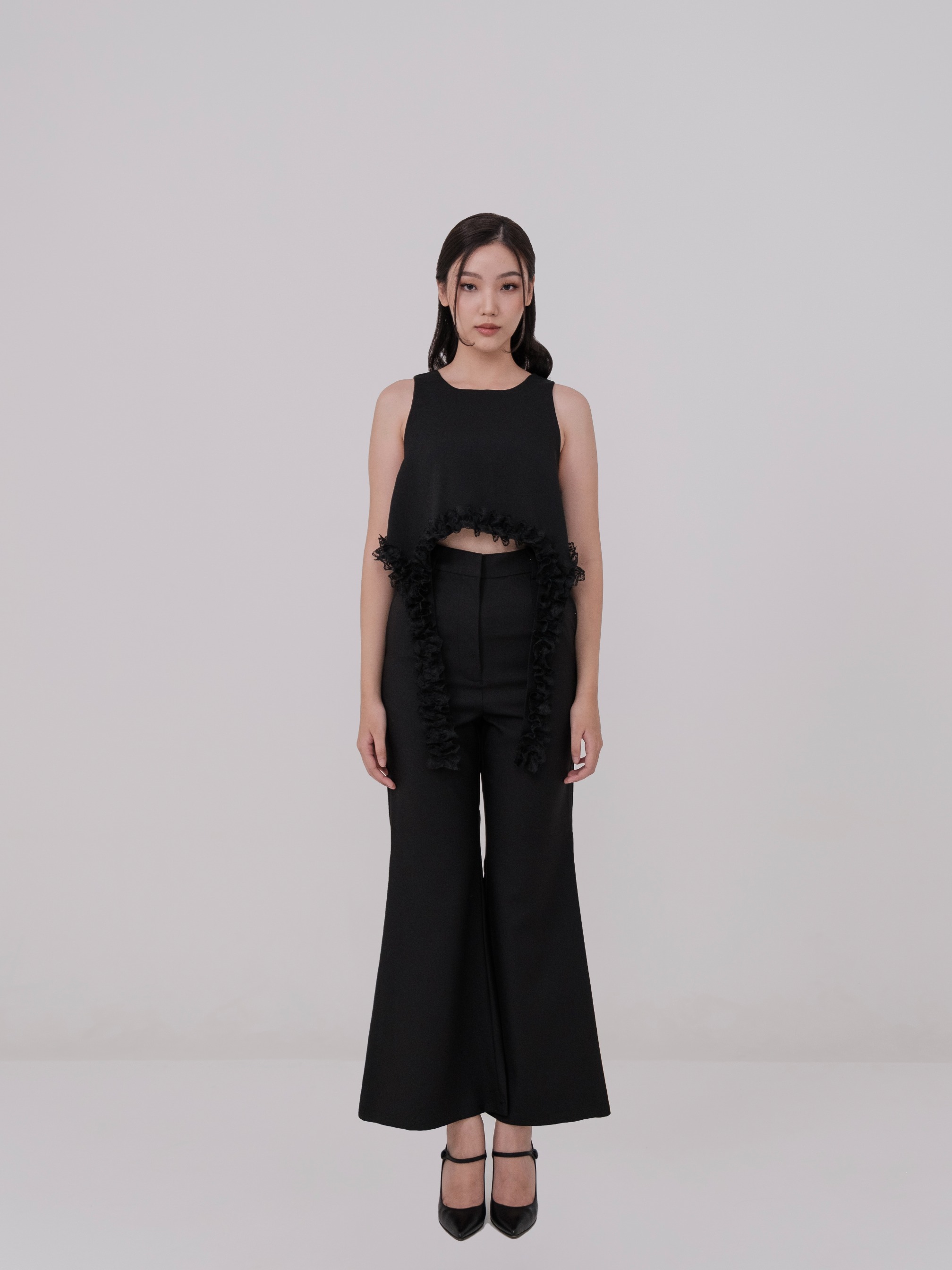 Posh Flared Tailored Pants