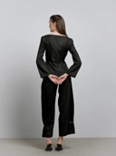 House Code Boat Neck Tailored Waist Jacket