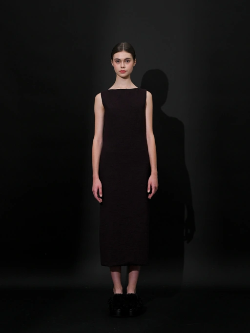 Image of Nocturne Boat Neck Maxi Dress