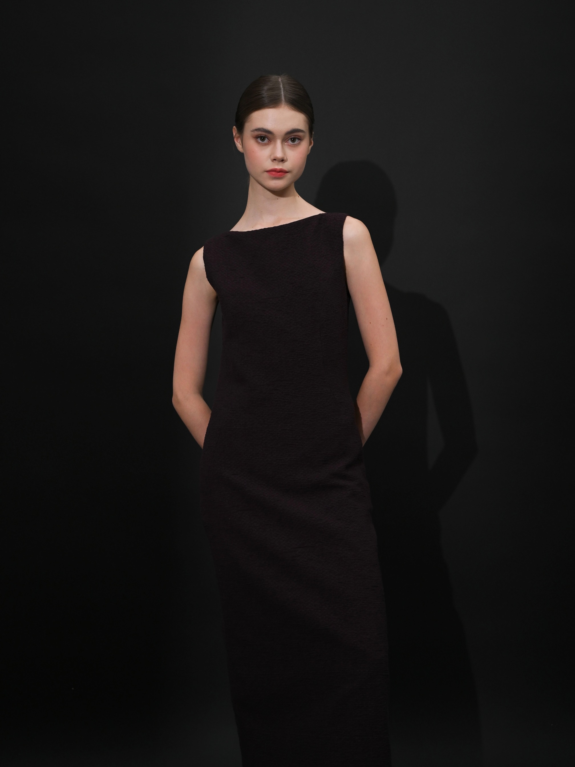 Nocturne Boat Neck Maxi Dress