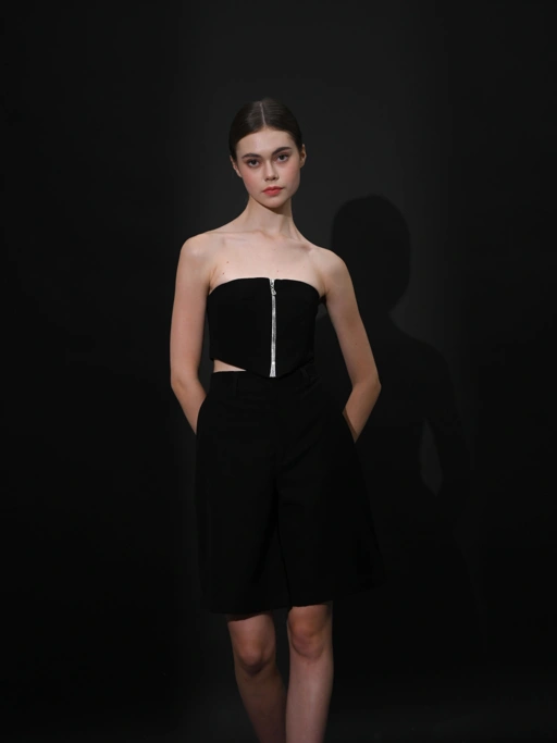 Image of Nocturne Tailored Bermuda Pants