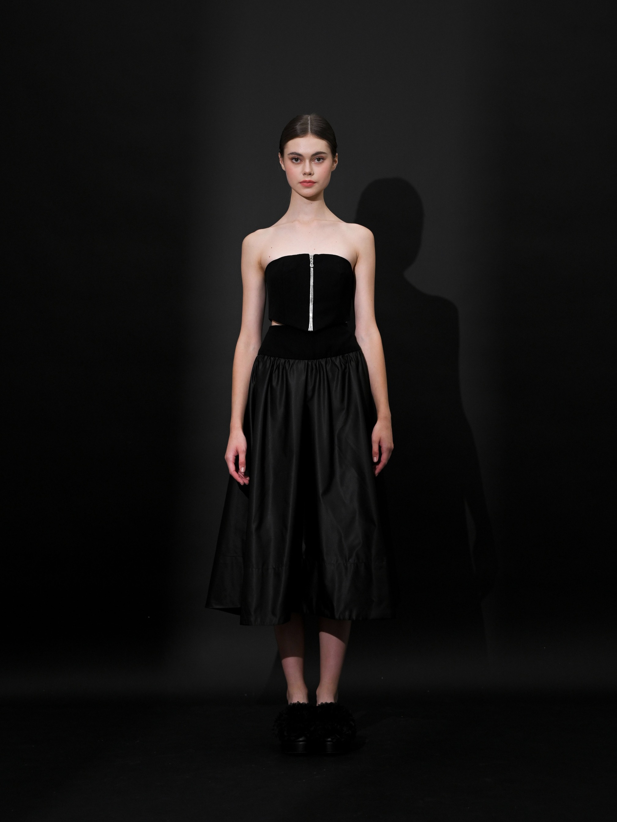 Nocturne Tafetta Two-Way Skirt