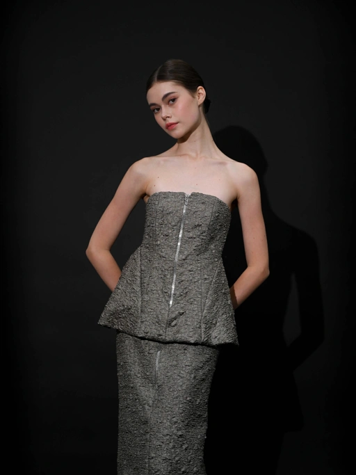 Image of Nocturne Bustier and Skirt Set