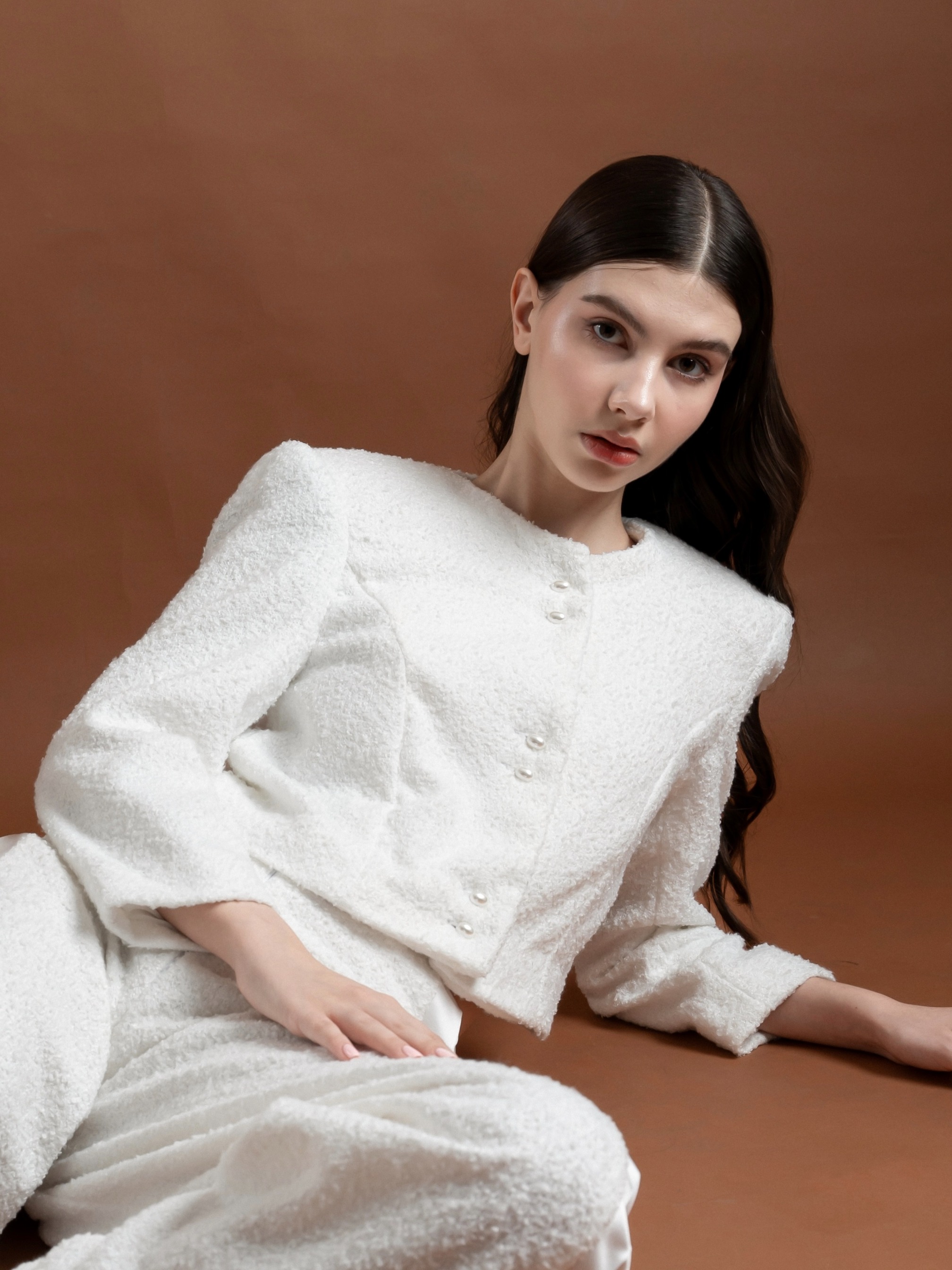 Pearl Pearl Tweed Tailored Jacket