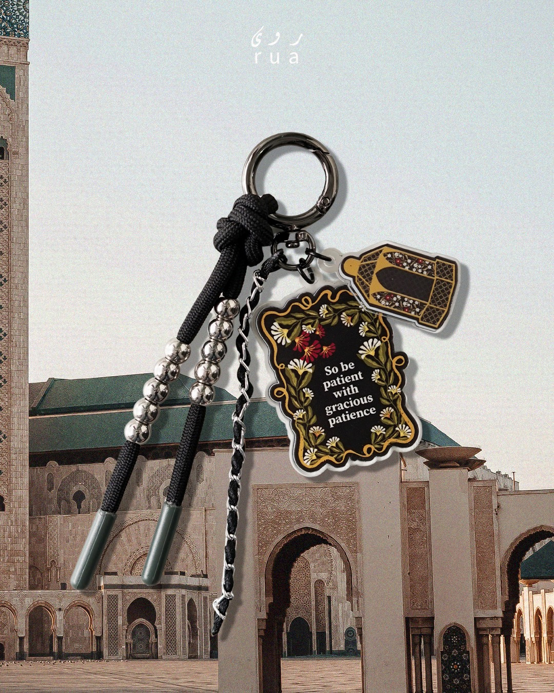 Aswad Bagcharm by Rua Studio