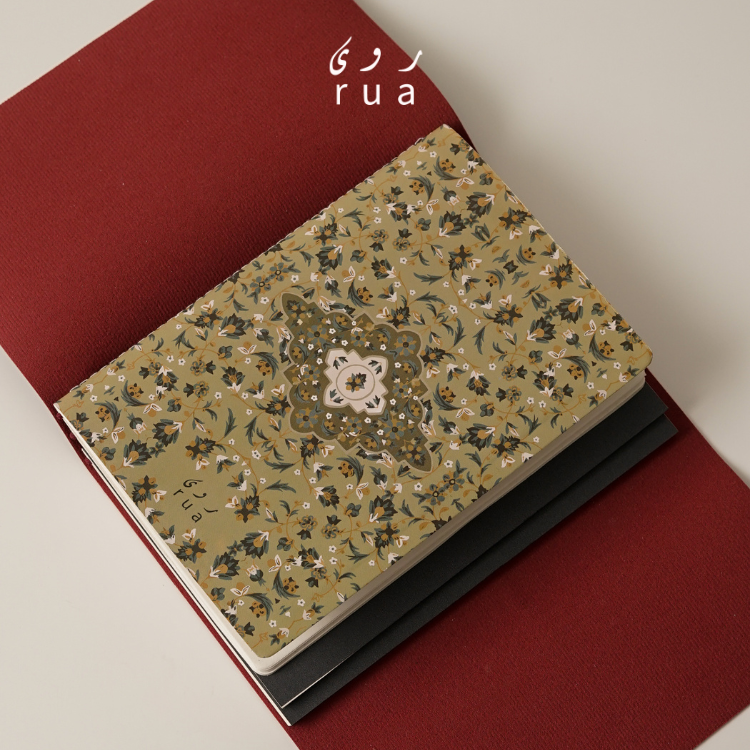 "Qalb" Vegan Leather Maroon