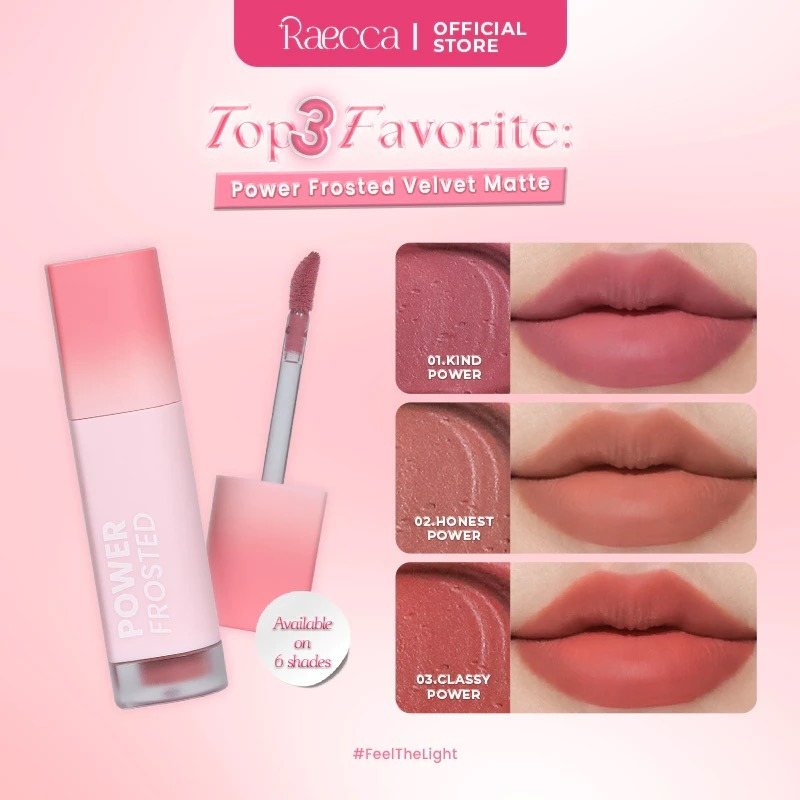 Raecca Power Frosted Velvet Matte - Lip Velvet Matte