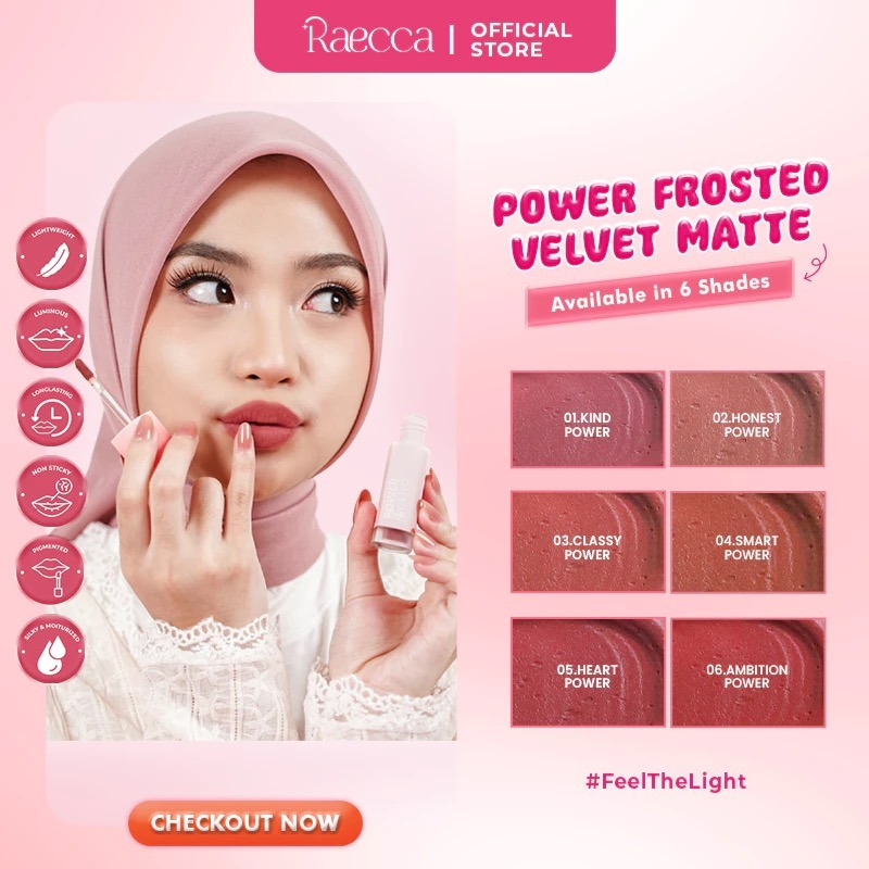 Raecca Power Frosted Velvet Matte - Lip Velvet Matte