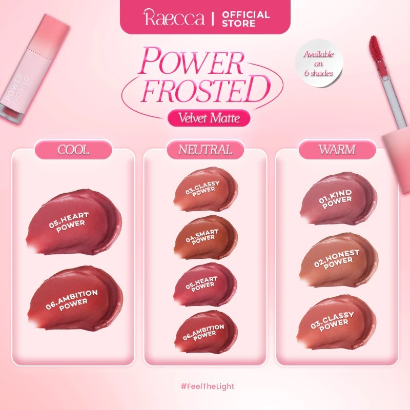 Raecca Power Frosted Velvet Matte - Lip Velvet Matte