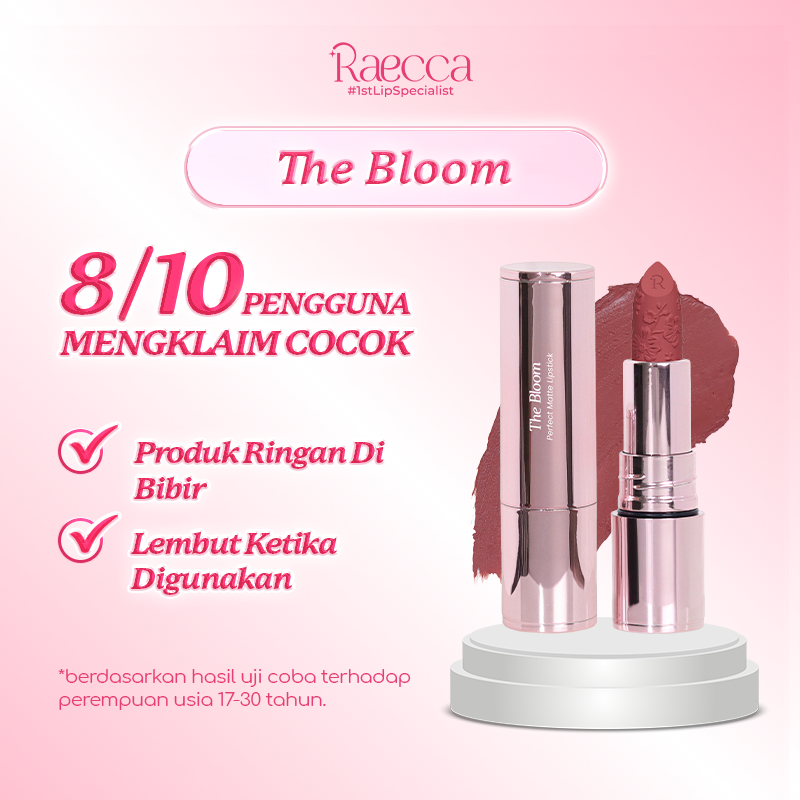 Raecca The Bloom Perfect Matte Lipstick - Lipstick Matte