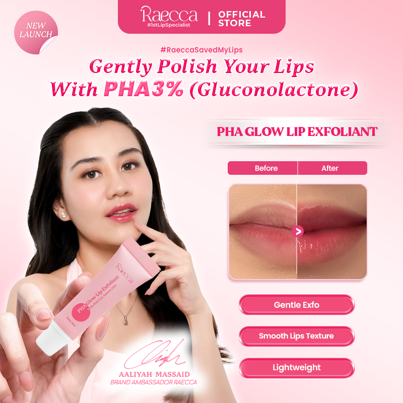 Raecca Lip Care - PHA Glow Lip Exfoliant