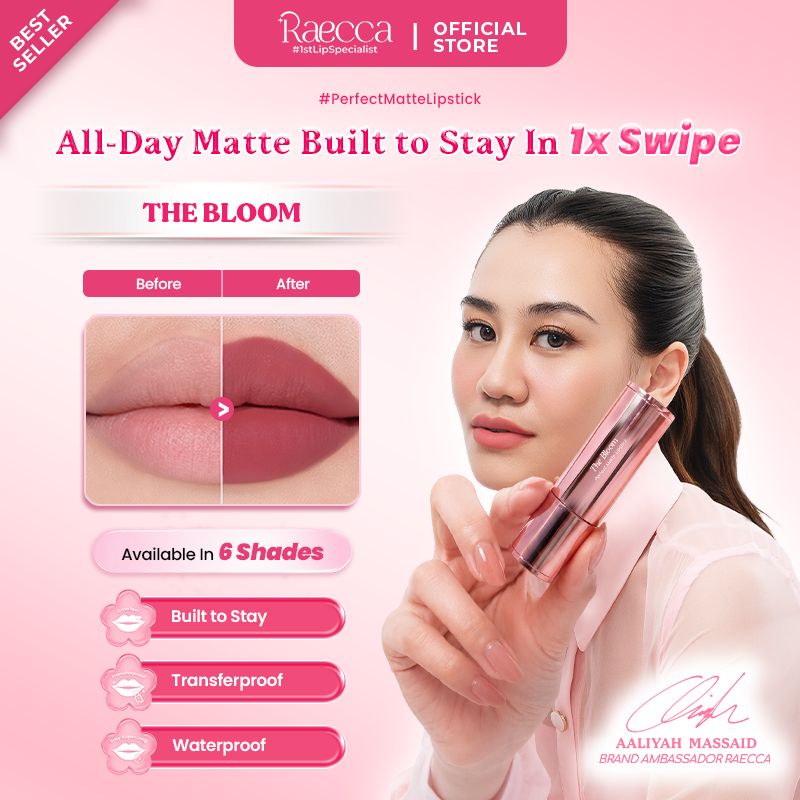 Raecca The Bloom Perfect Matte Lipstick - Lipstick Matte