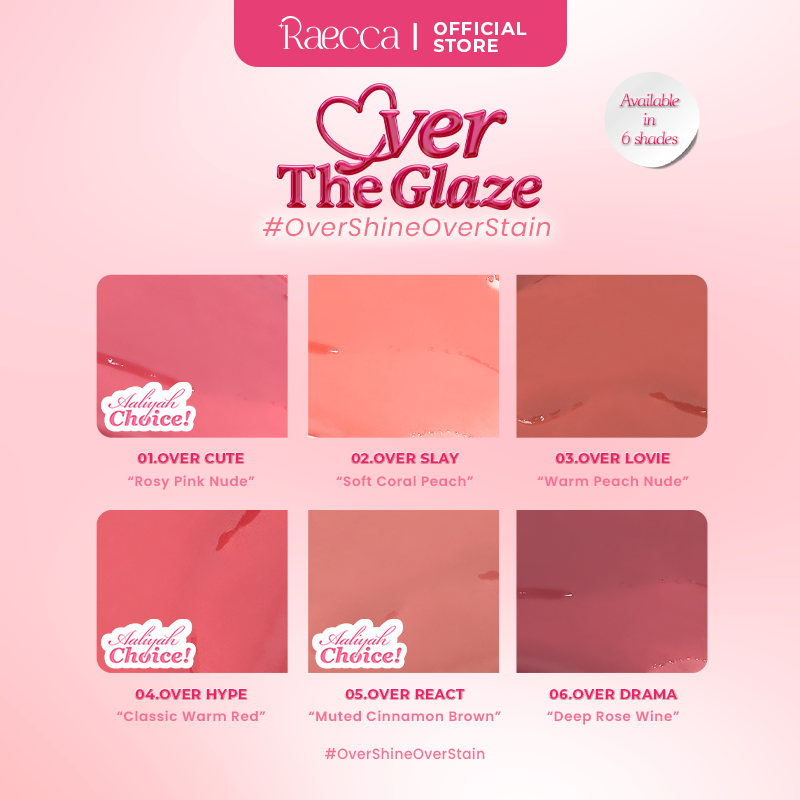 [TASYA FARASYA APPROVED] Raecca Over The Glaze Lip Vinyl - Lip Vinyl