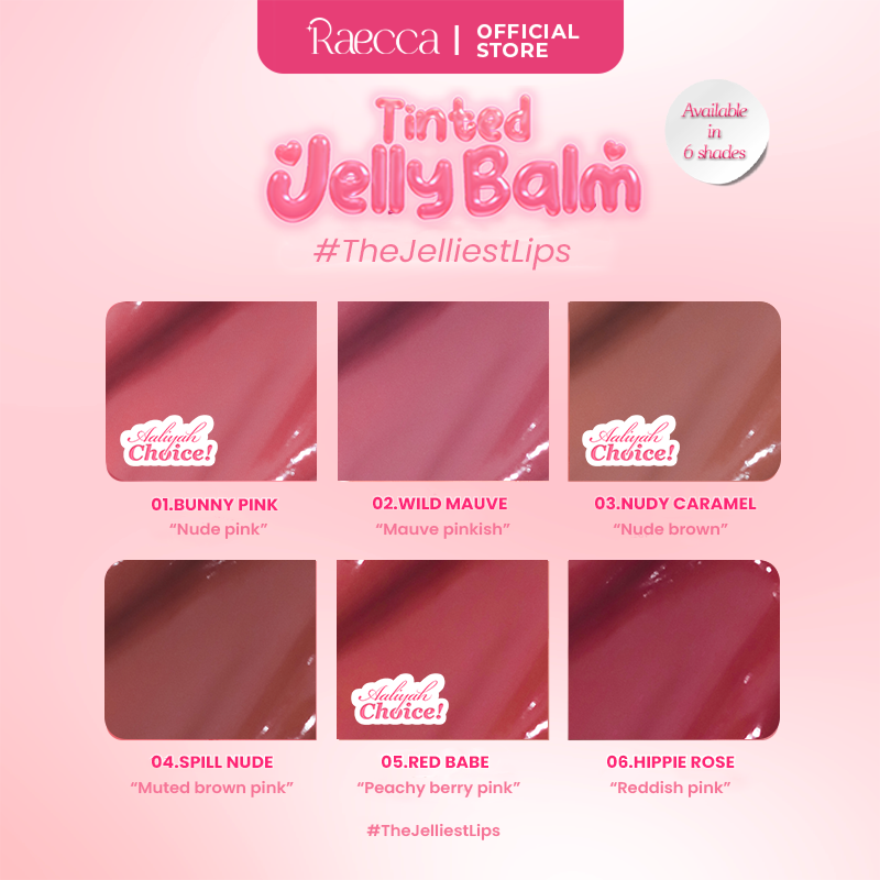 [REFILL SAJA TANPA CASE] Raecca Refill Tinted Jelly Balm - Tinted Lip Balm