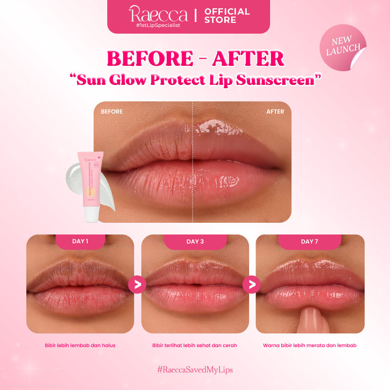 [NEW LAUNCHING] Raecca Lip Care - Sun Glow Protect Lip Sunscreen
