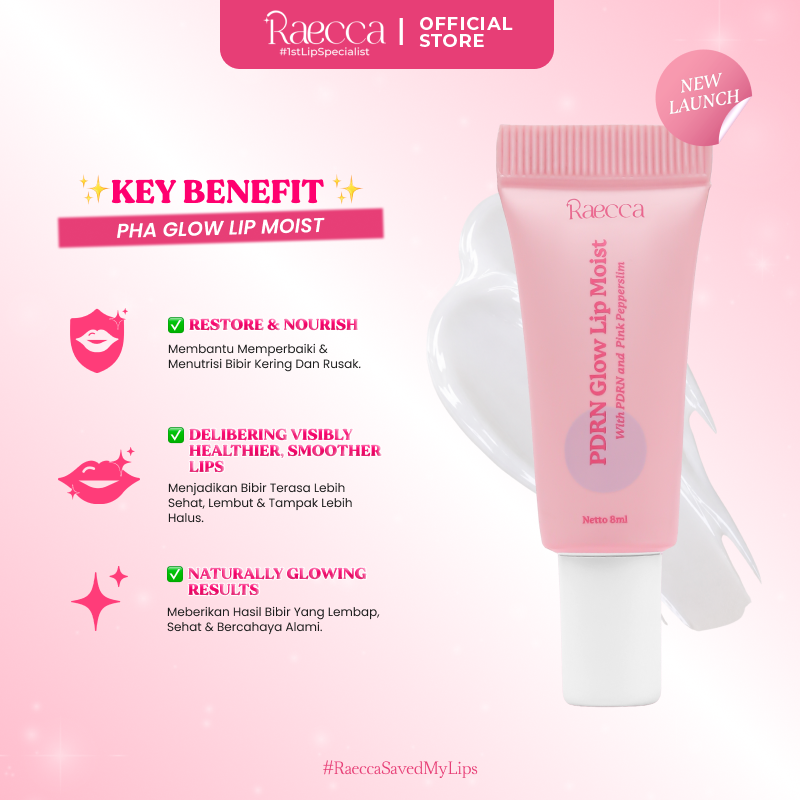 [NEW LAUNCHING] Raecca Lip Care - PDRN Glow Lip Moist