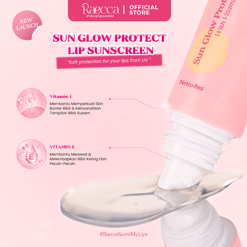[NEW LAUNCHING] Raecca Lip Care - Sun Glow Protect Lip Sunscreen