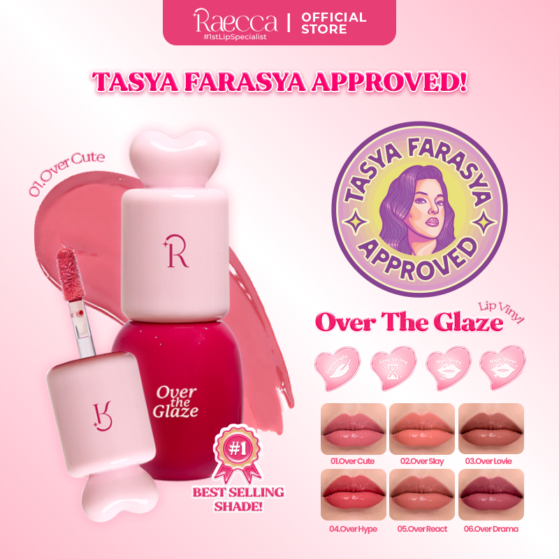 [TASYA FARASYA APPROVED] Raecca Over The Glaze Lip Vinyl - Lip Vinyl