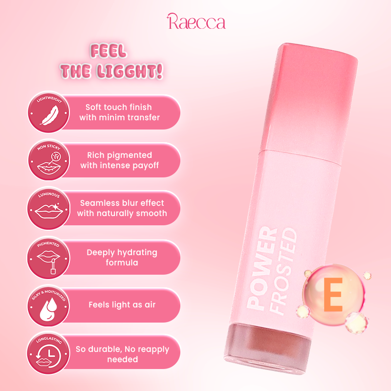 Raecca Power Frosted Velvet Matte - Lip Velvet Matte