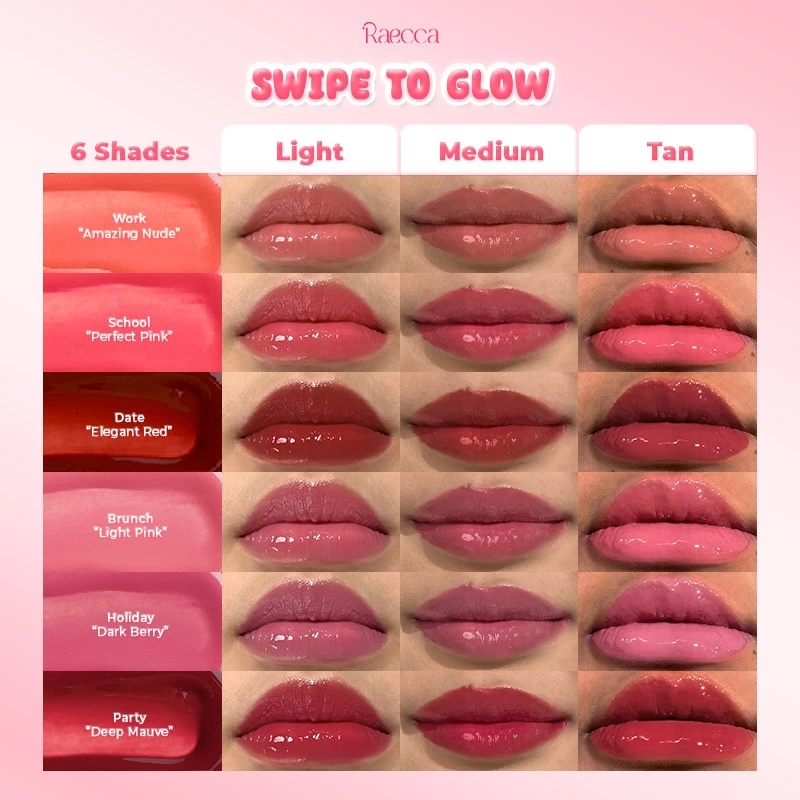 Raecca Swipe To Glow - Lip Gloss