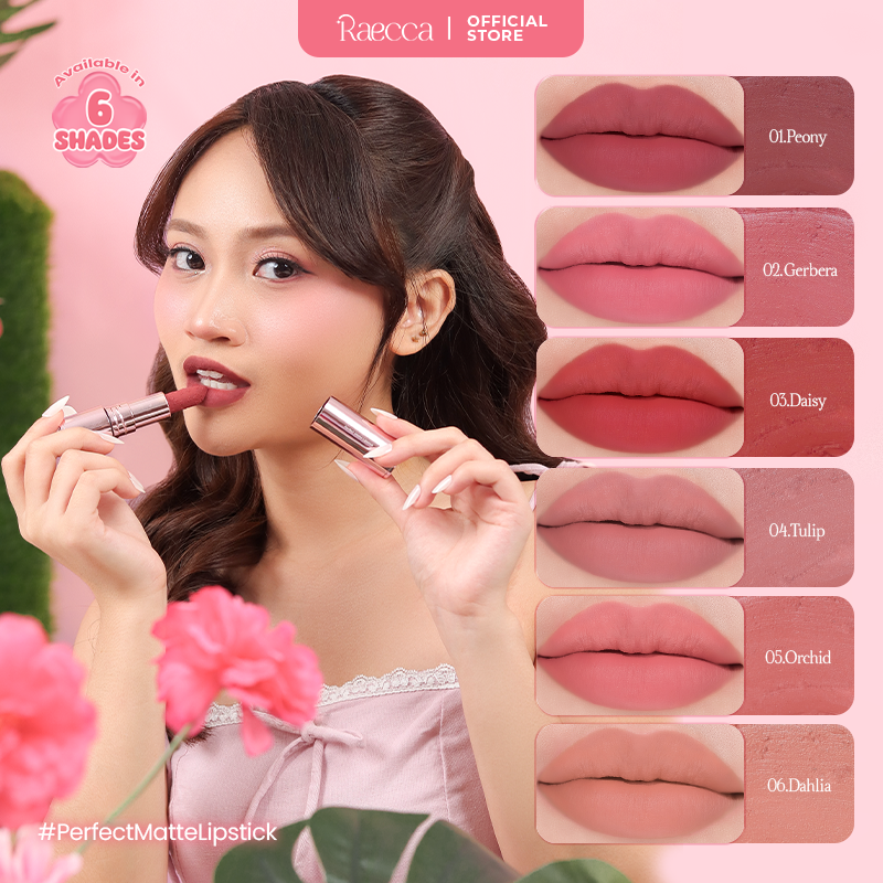 Raecca The Bloom Perfect Matte Lipstick - Lipstick Matte