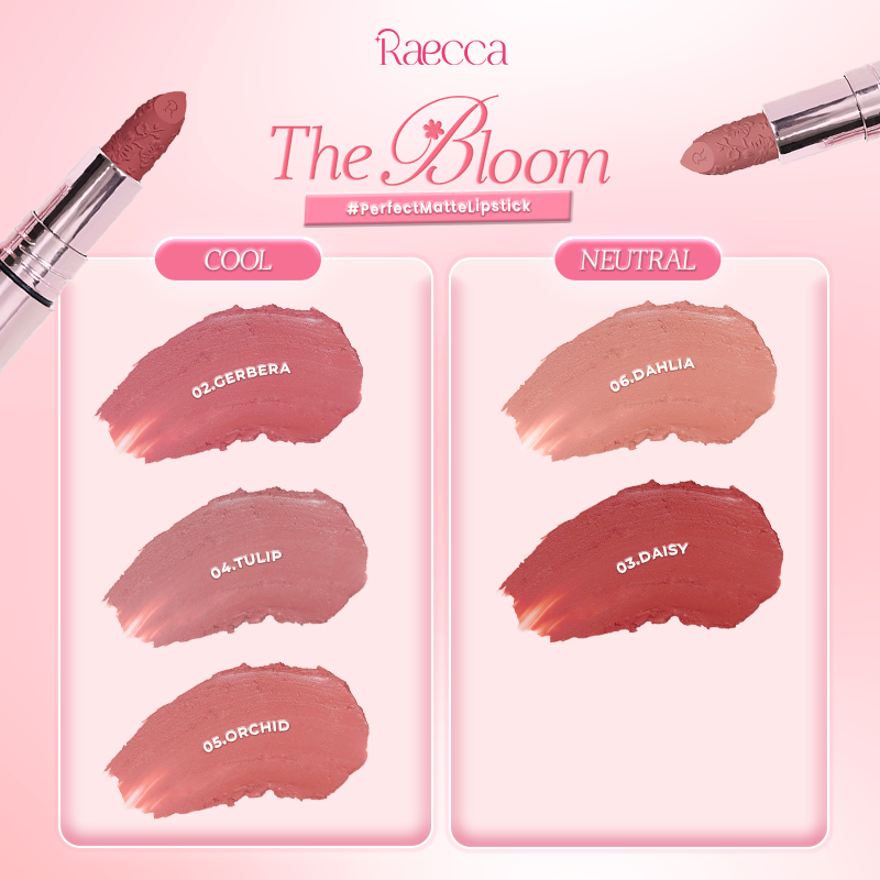 Raecca The Bloom Perfect Matte Lipstick - Lipstick Matte