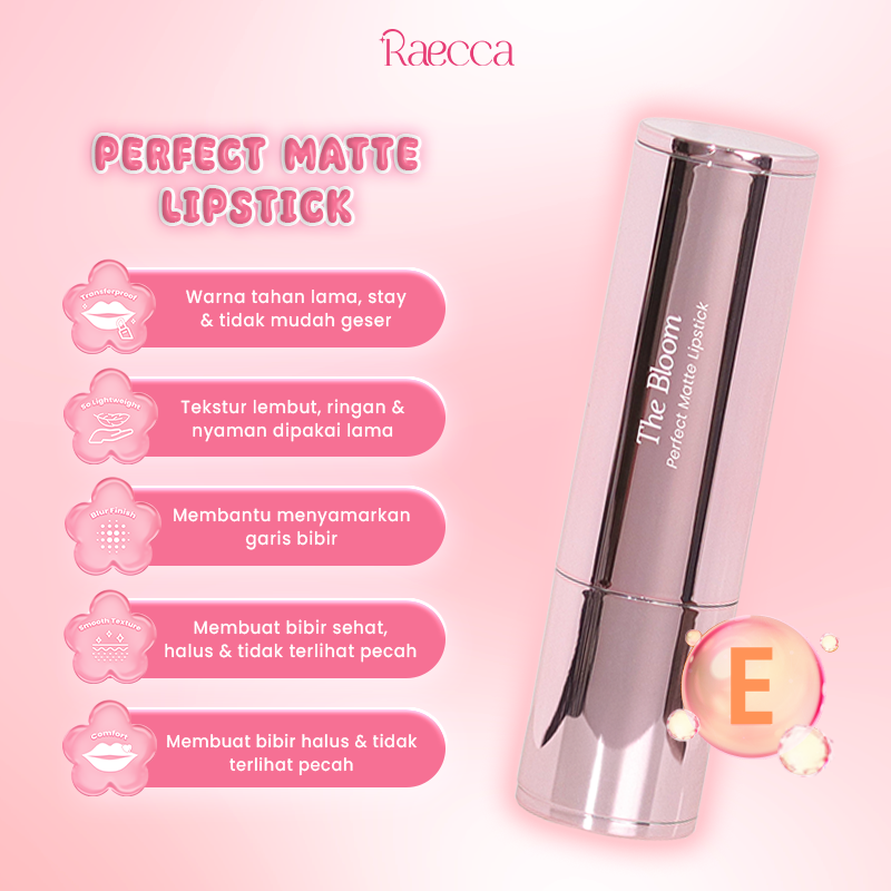 Raecca The Bloom Perfect Matte Lipstick - Lipstick Matte