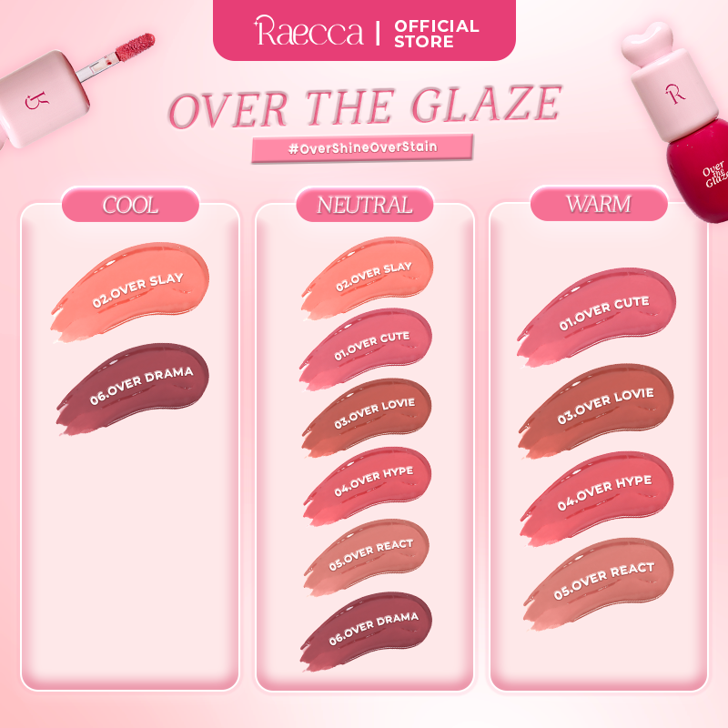 [TASYA FARASYA APPROVED] Raecca Over The Glaze Lip Vinyl - Lip Vinyl