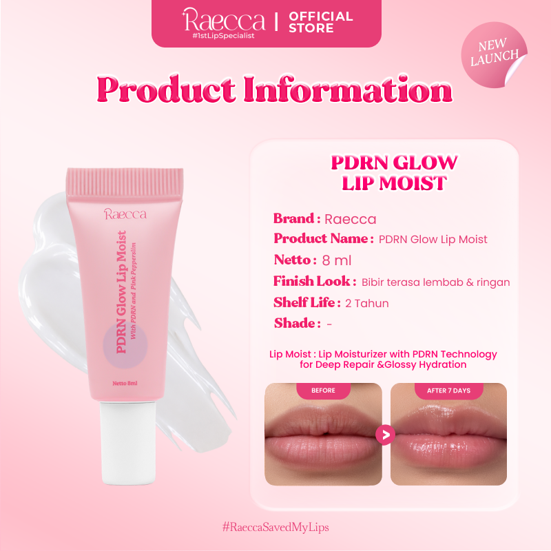 [NEW LAUNCHING] Raecca Lip Care - PDRN Glow Lip Moist
