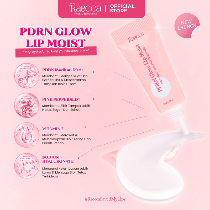 [NEW LAUNCHING] Raecca Lip Care - PDRN Glow Lip Moist
