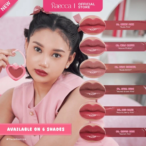 Image of Raecca Tinted Jelly Balm - Tinted Lipbalm Pigmented Melembapkan Cover Bibir Gelap