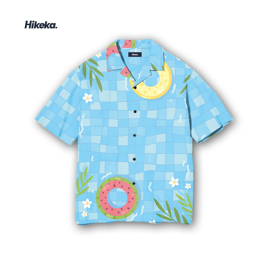 Kemeja Open Collar Lengan Pendek - Swinpol Savana