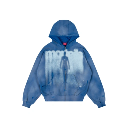 Image of MORTEILS - DECONST HOODIE BLUE