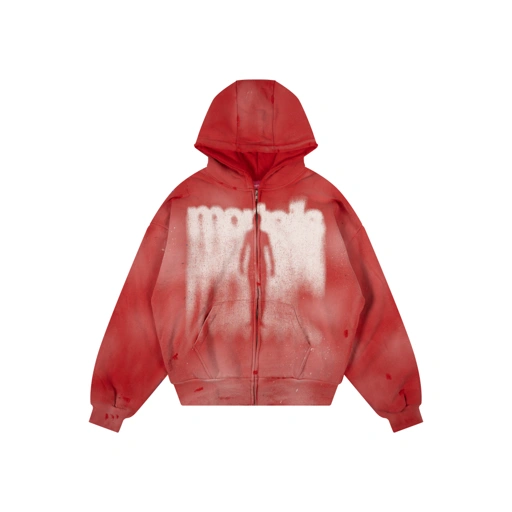 Image of MORTEILS - DECONST HOODIE RED