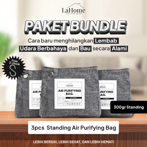 Image of LaHome AIR PURIFYING BAG Bundling 3 Pcs 300g Standing Pouch