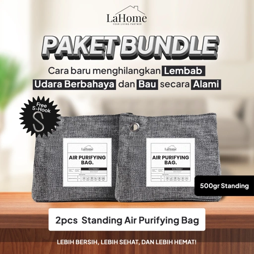 Image of LaHome AIR PURIFYING BAG Bundling 2 Pcs 500g Standing Pouch