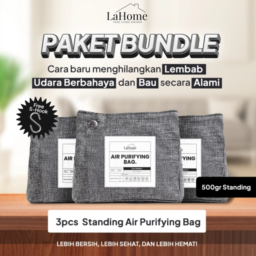 Image of LaHome AIR PURIFYING BAG Bundling 3 Pcs 500g Standing Pouch