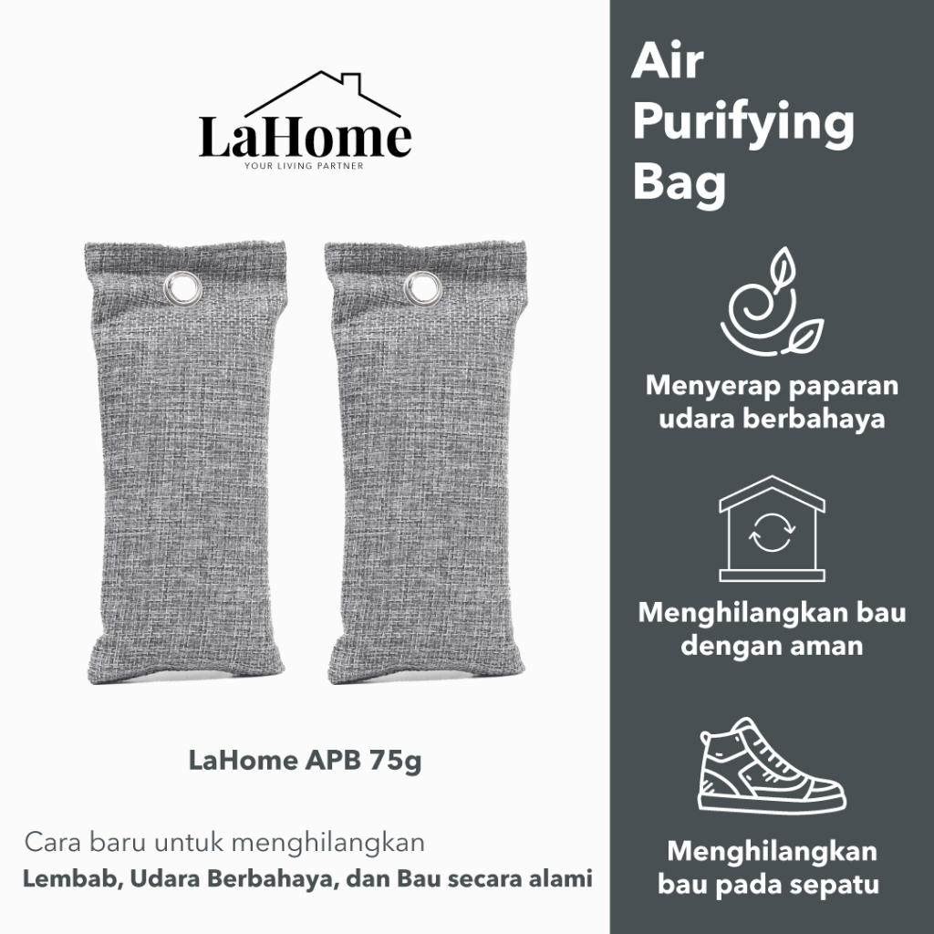 LaHome Living 75g 2pcs AIR PURIFYING BAG