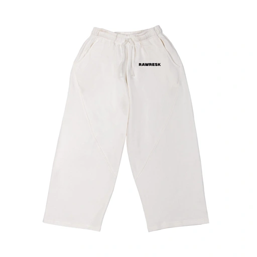 Image of RAWRESK - Broken White Baggy Sweat Pants