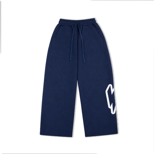 Image of RAWRESK SINGLE ICON NAVY SWEATPANTS