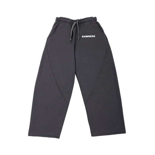 Image of RAWRESK - Dark Grey Baggy Sweat Pants