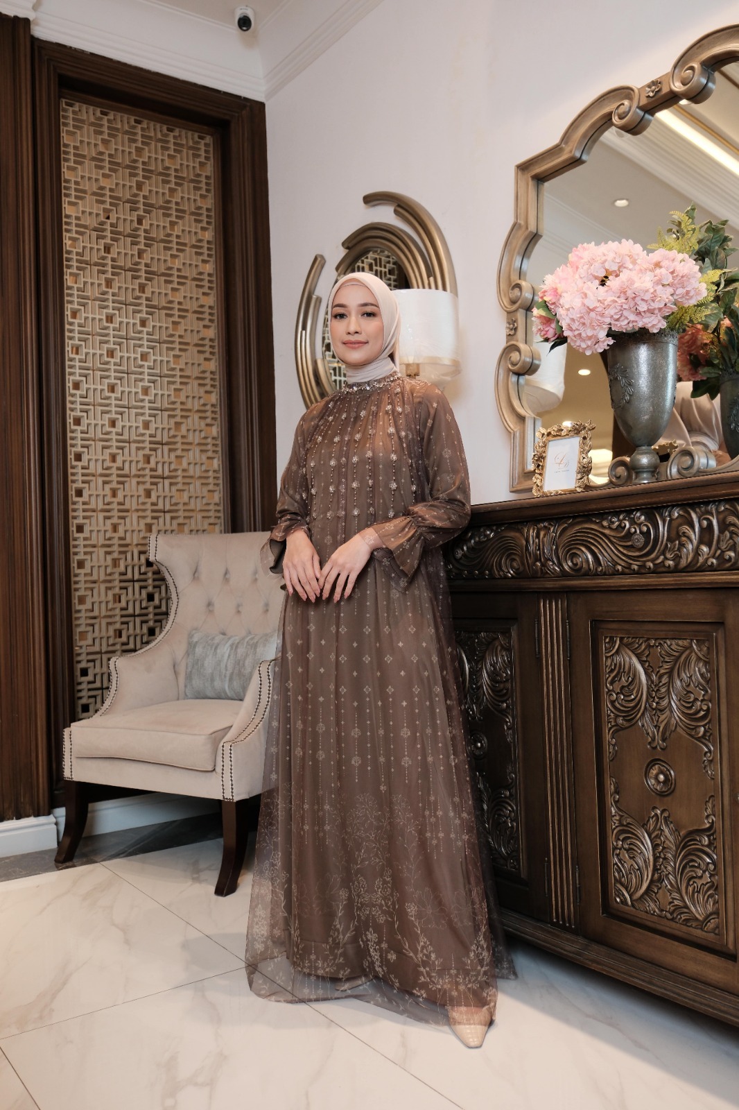 ALEENA FAMSET ( DRESS DEWASA ) - JAVINA