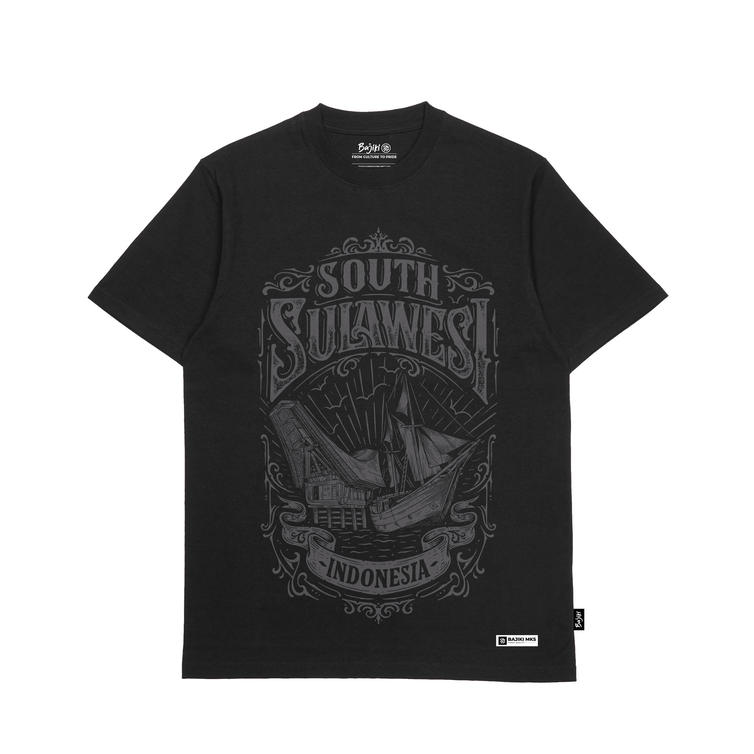 Kaos Makassar Bajiki South Sulawesi V1