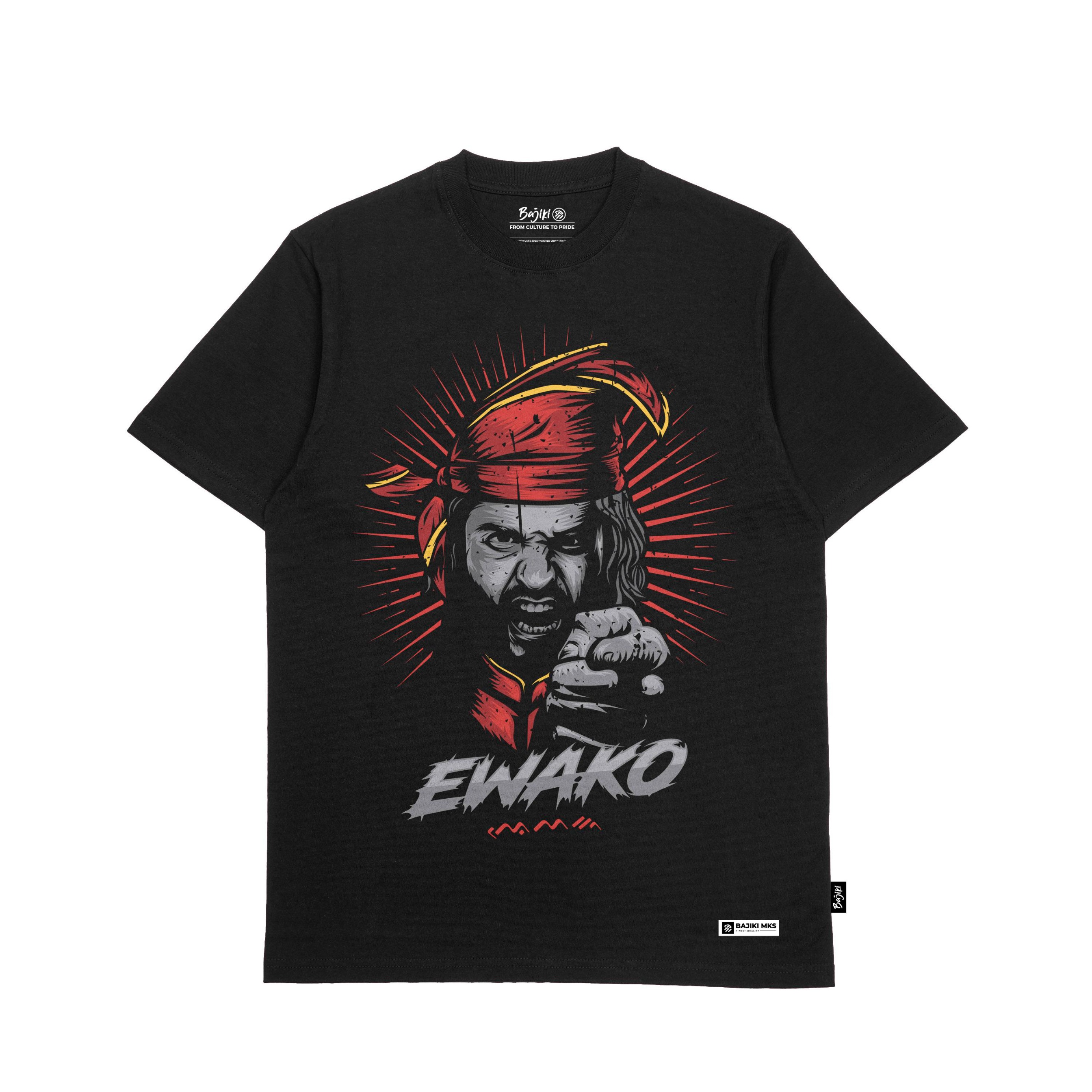 Kaos Bajiki Makassar Ewako Sultan Hasanuddin V1