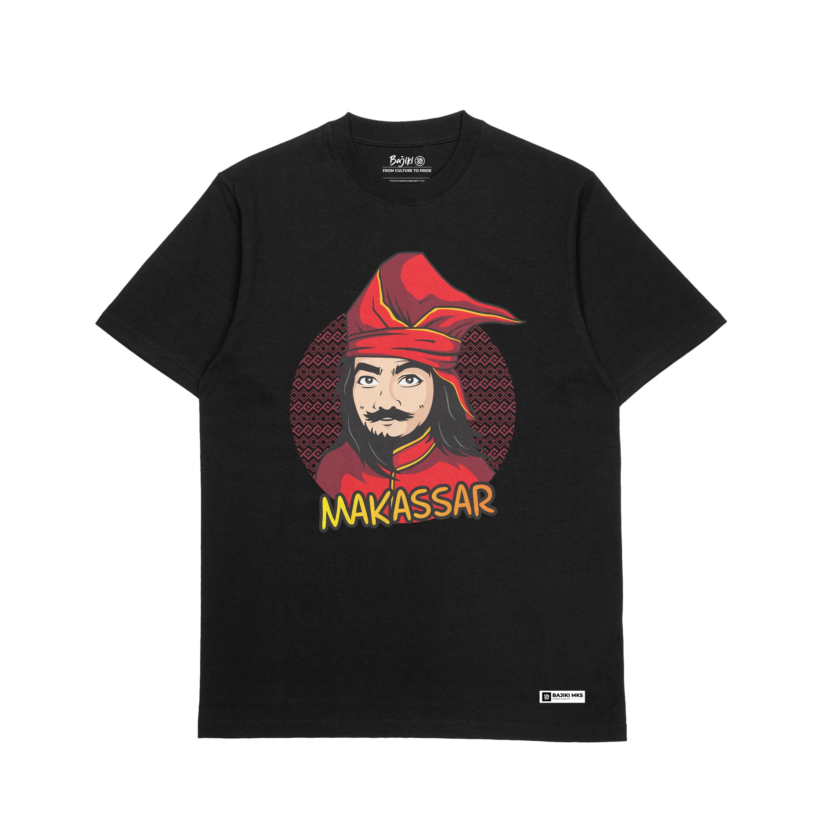 Kaos Bajiki Makassar Sultan Hasanuddin V4 Graphic