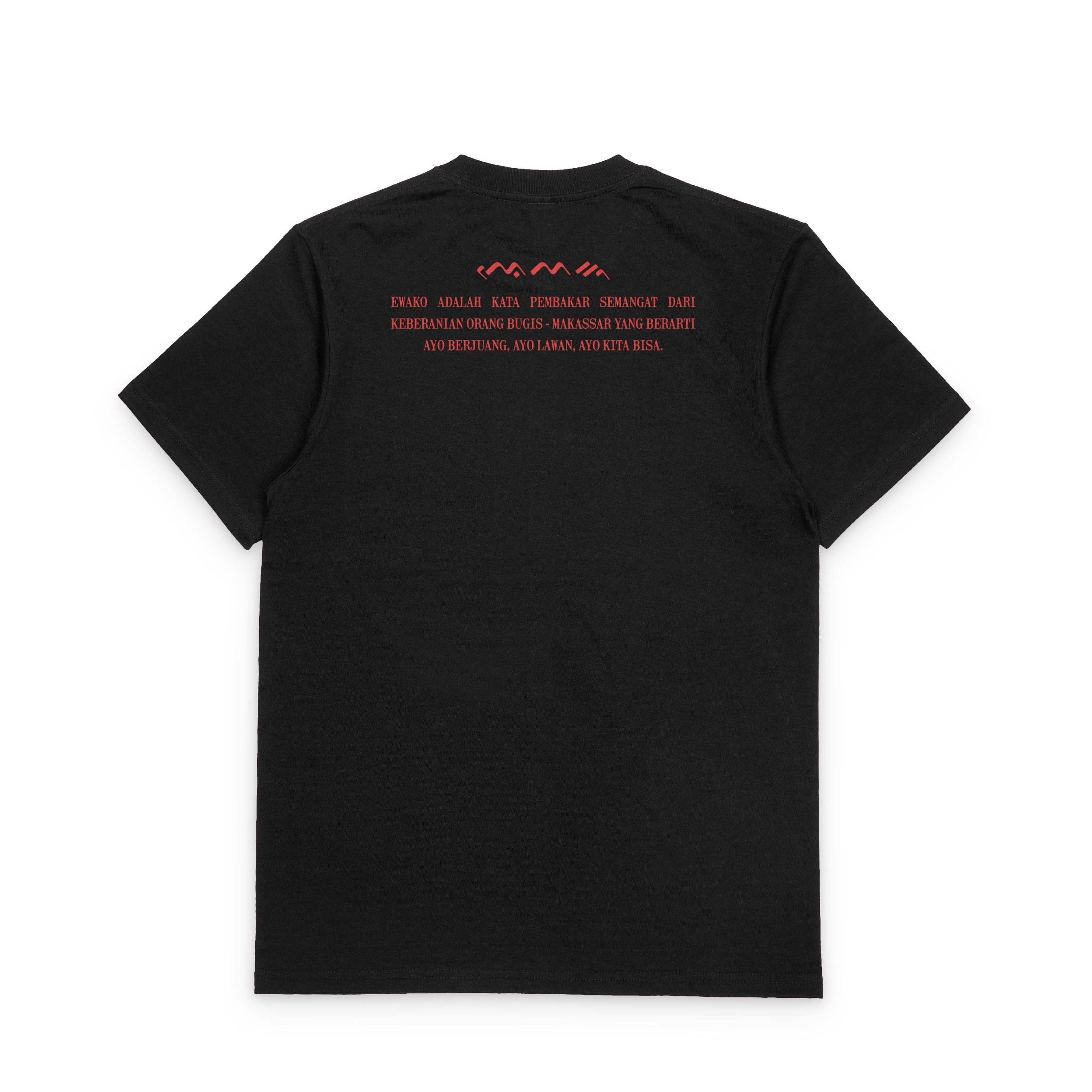 Kaos Bajiki Makassar Ewako Sultan Hasanuddin V1