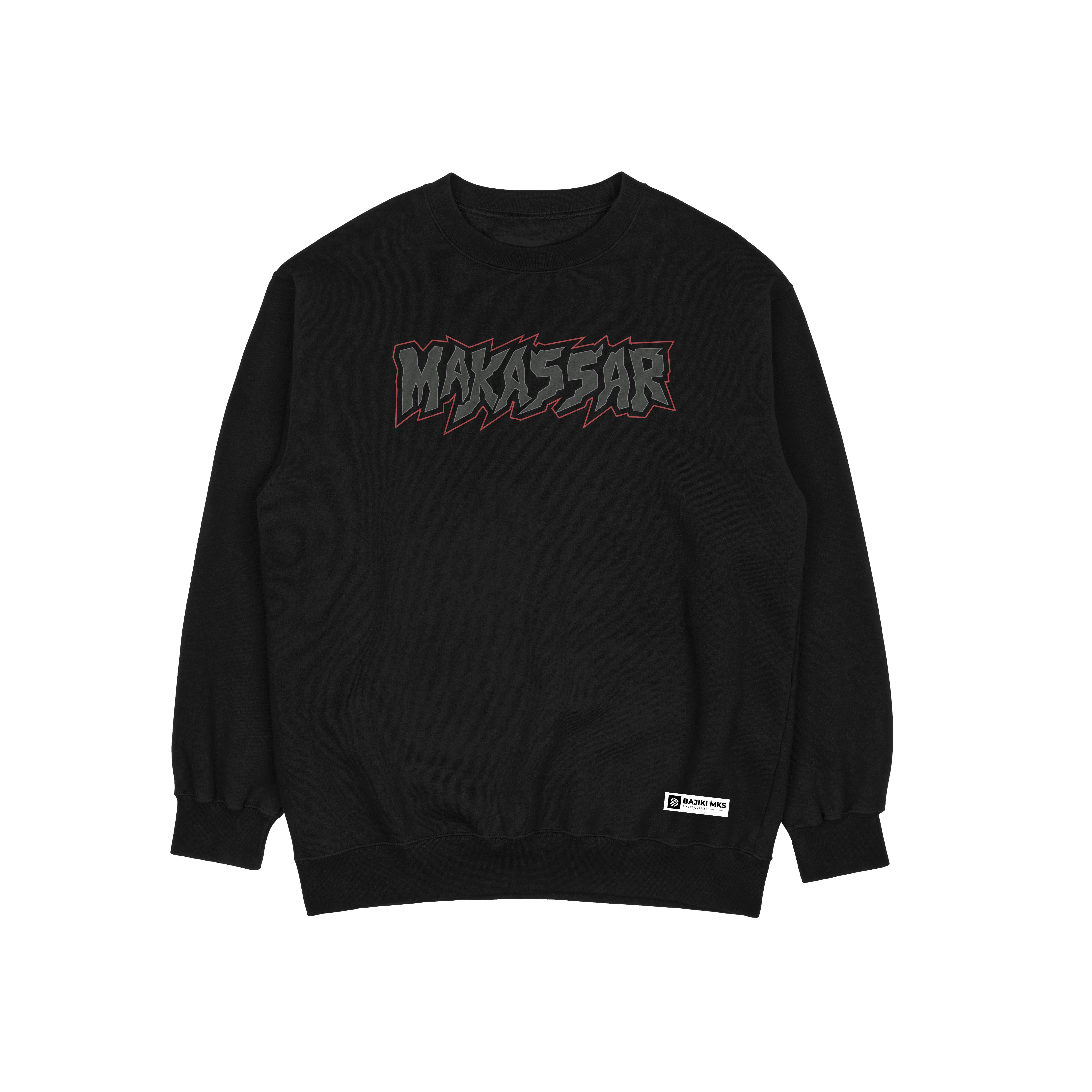Crewneck Bajiki Makassar Root Black