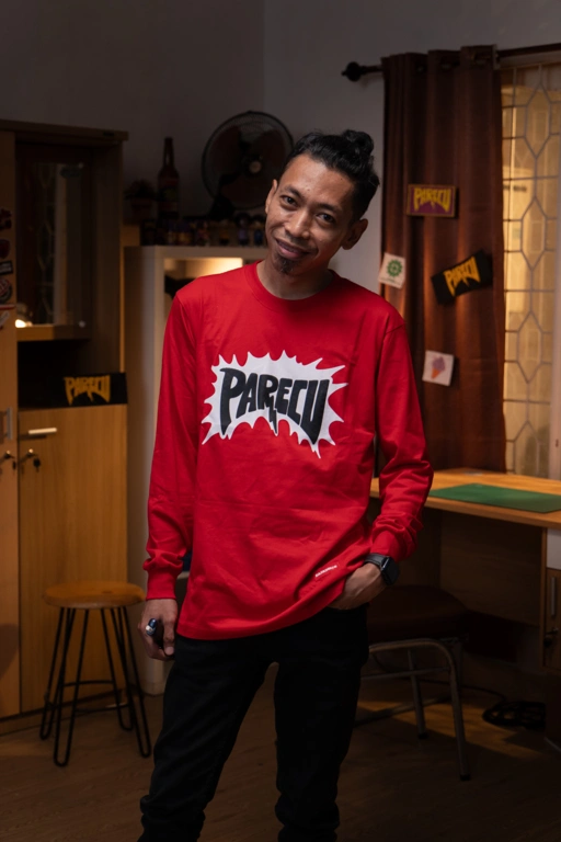 Image of Official Tshirt Parecu Podcast Fighting Premium Full Cotton