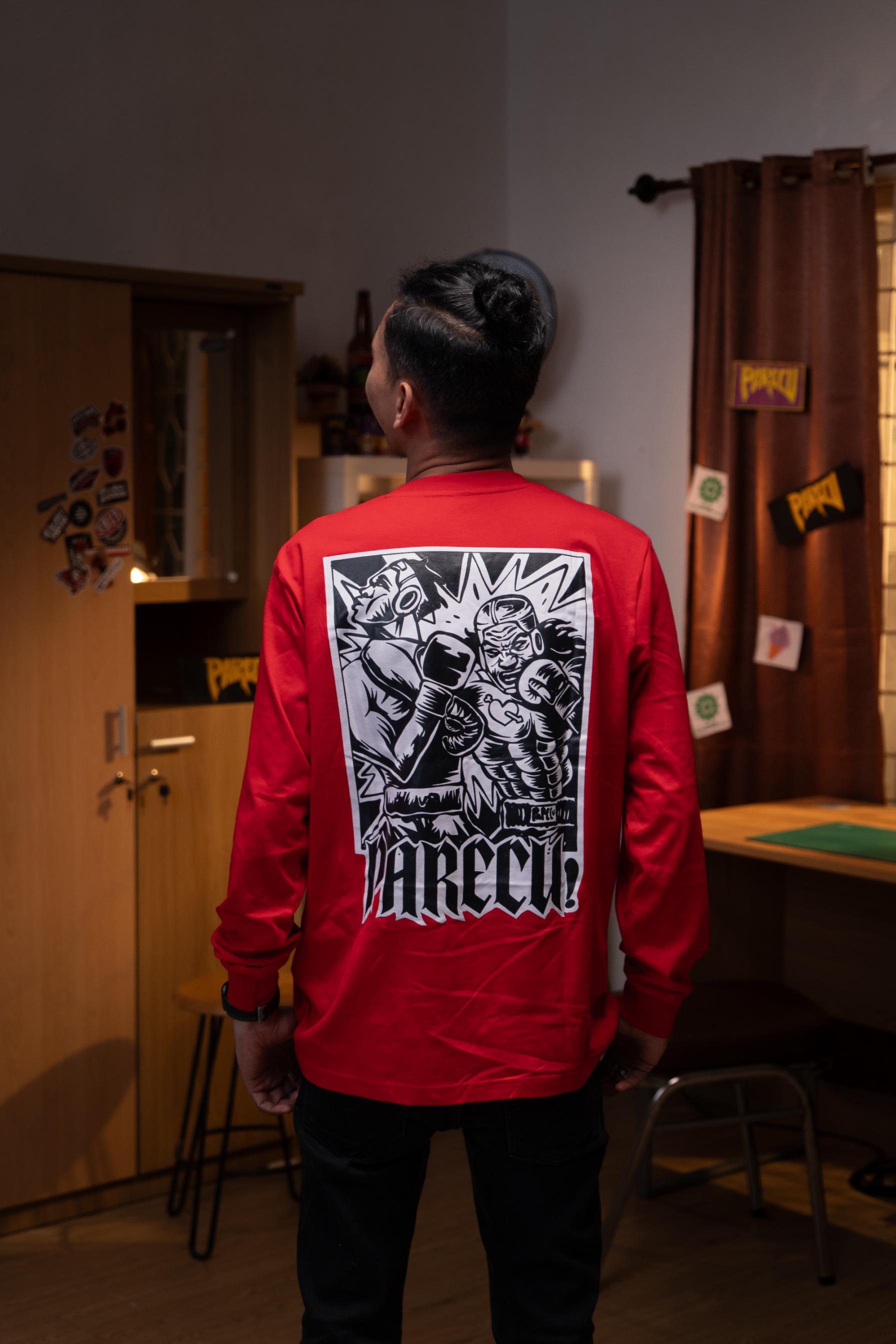 Official Tshirt Parecu Podcast Fighting Premium Full Cotton
